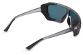 Alternate Product View 5 for Defender Sunglasses GREY TRANS SATIN/BLK-FIRE