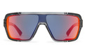 Alternate Product View 2 for Defender Sunglasses GREY TRANS SATIN/BLK-FIRE