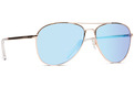 Alternate Product View 1 for Farva Sunglasses GLD GLOSS/BLU CHROME