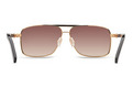 Alternate Product View 4 for Metal Stache Sunglasses GOLD / GRADIENT