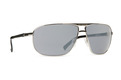 Skitch Sunglasses Silver / Grey Chrome Lens Color Swatch Image