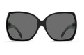 Alternate Product View 2 for Trudie Polarized Sunglasses BLK GLOSS/GREY POLAR